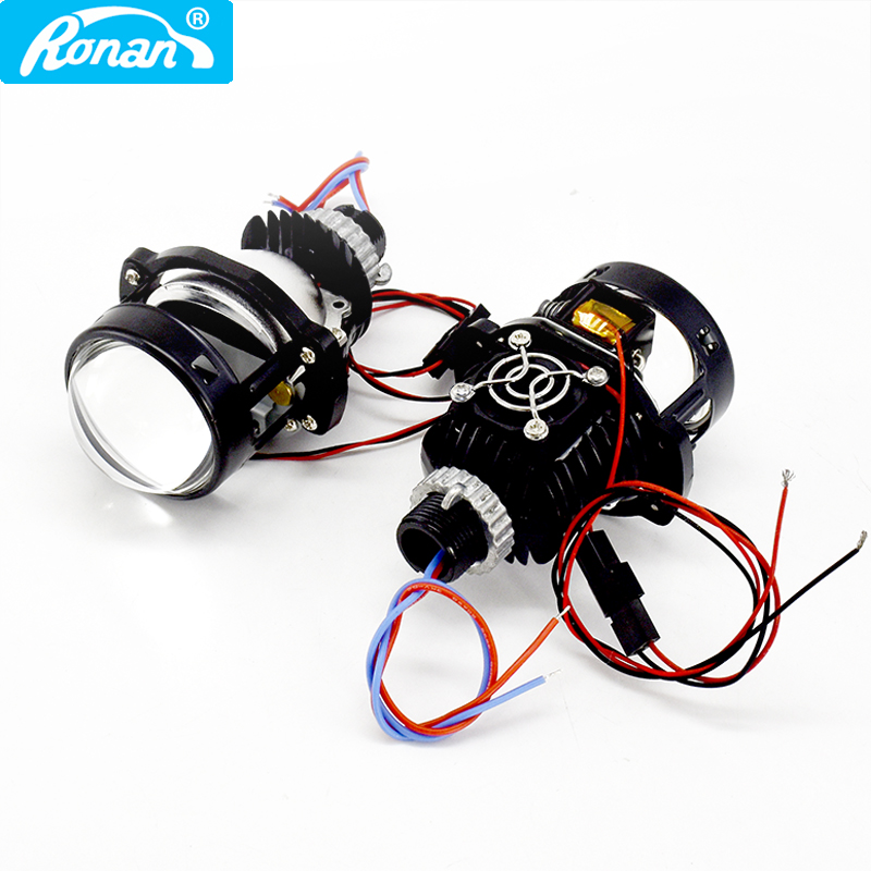 Home Cinema With Projector - Ronan 2.0Inch Mini Bi-Led Projector Retrofit