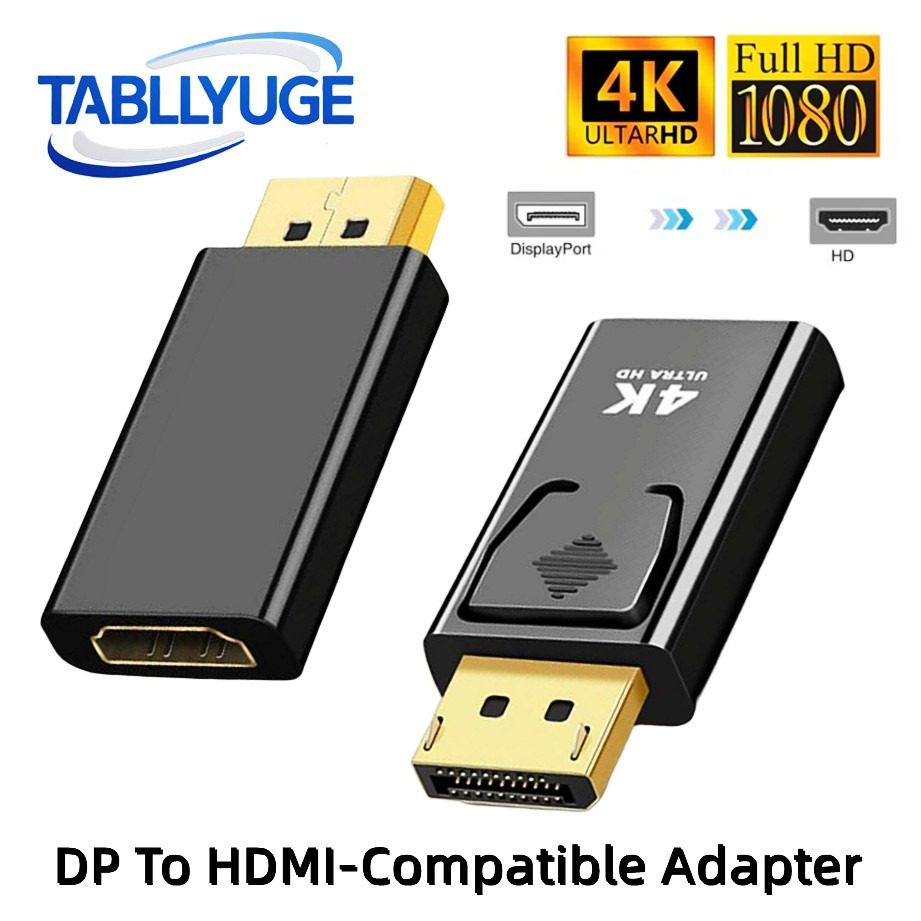 Home Cinema Projector 4K - 4K/1080P DP DisplayPort naar HDMI-compatibele adapterconverter