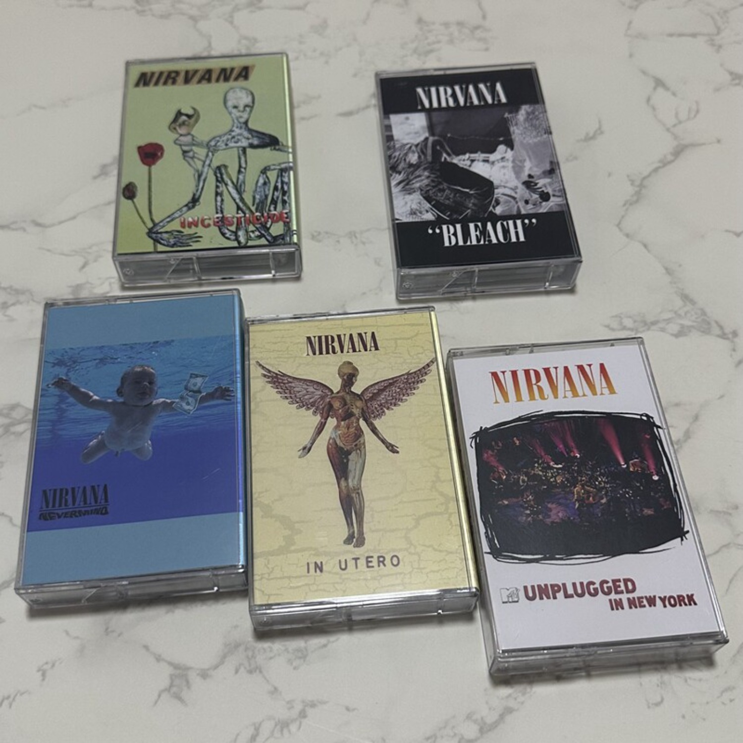 Home Cinema In - Complete albumcollectie cassettebandjes alternatieve rock vintage