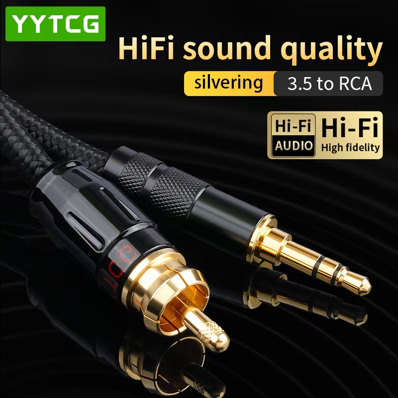 Home Cinema Idea - YYTCG SPDIF Coaxkabel HIFI 3.5mm naar