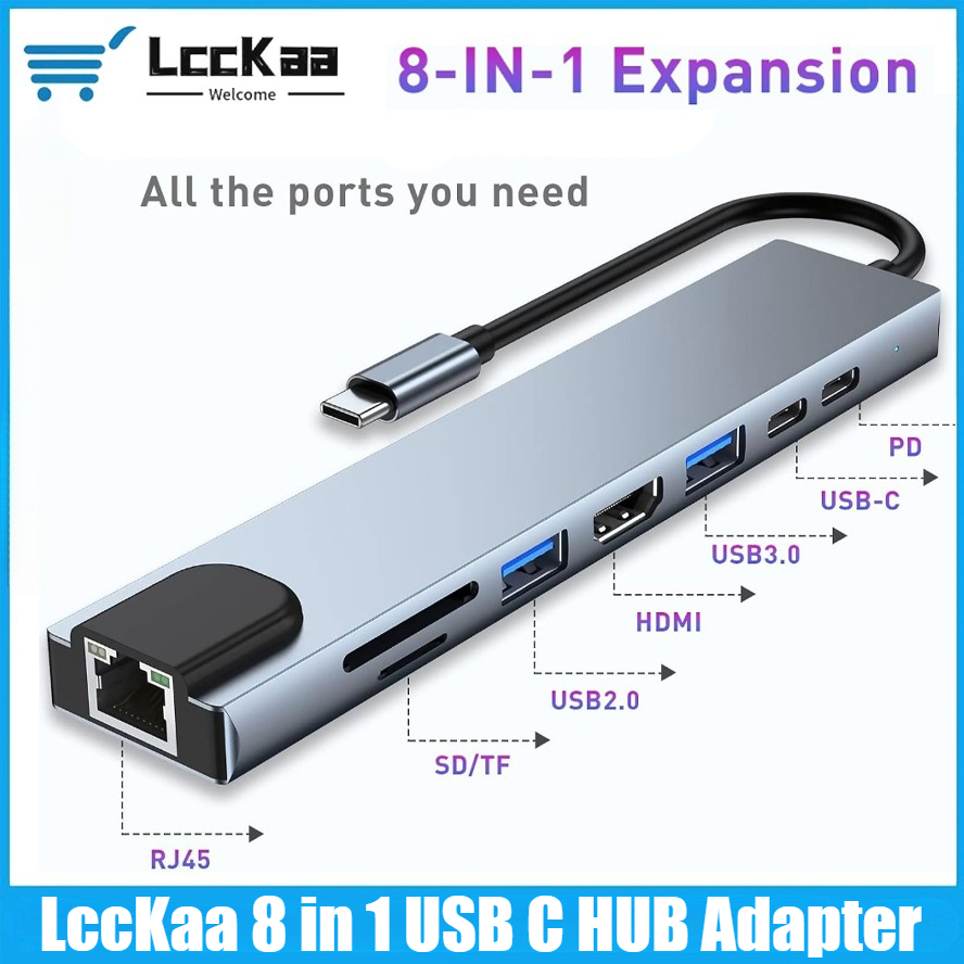 Home Cinema Usb - USB-C Hub 8/7-in-1 4K HDMI Adapter
