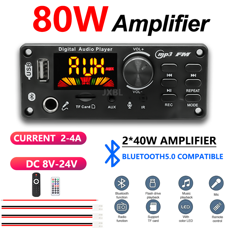 Home Cinema In - 80W Bluetooth 5.0 MP3 Decoder Board