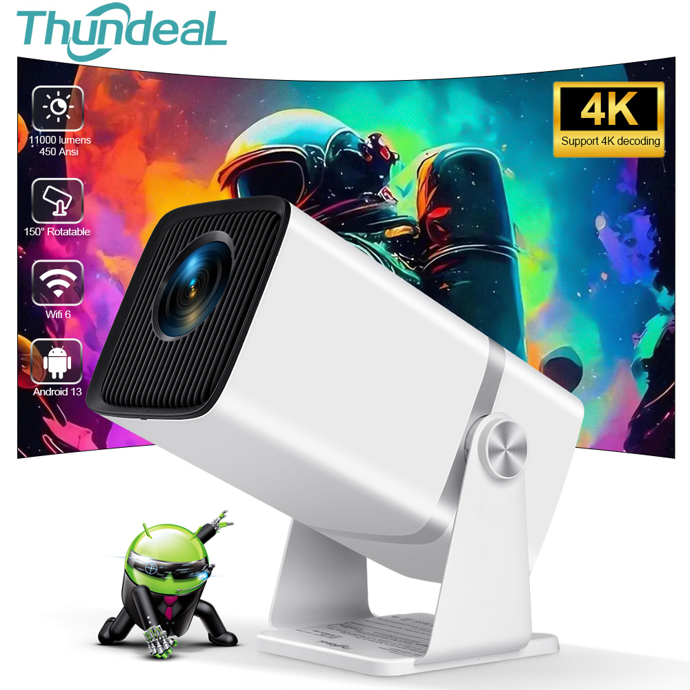 Home Cinema Hdmi - ThundeaL 4K Full HD Projector FHD