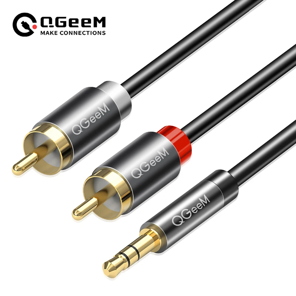 QGeeM RCA-kabel 2RCA naar 3.5  - Home Cinema Idea recensie en prijs