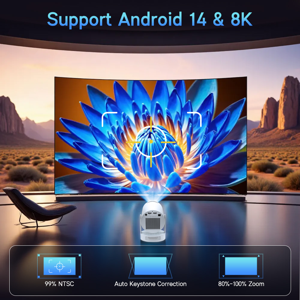Magcubic Android 14 Native 108 - Home Cinema Setup recensie en prijs