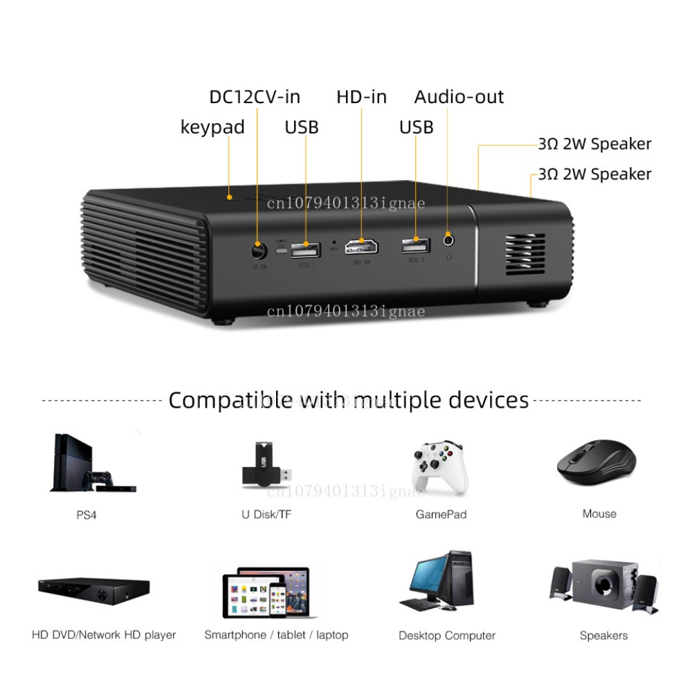 U30 Topverkoop 3D 4K-projector - Home Cinema Projector 4K recensie en prijs