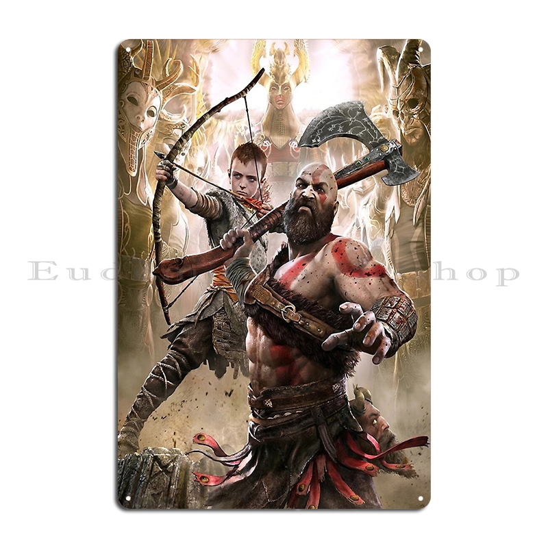 God Of War Kratos Metalen bord - Home Cinema Setup recensie en prijs