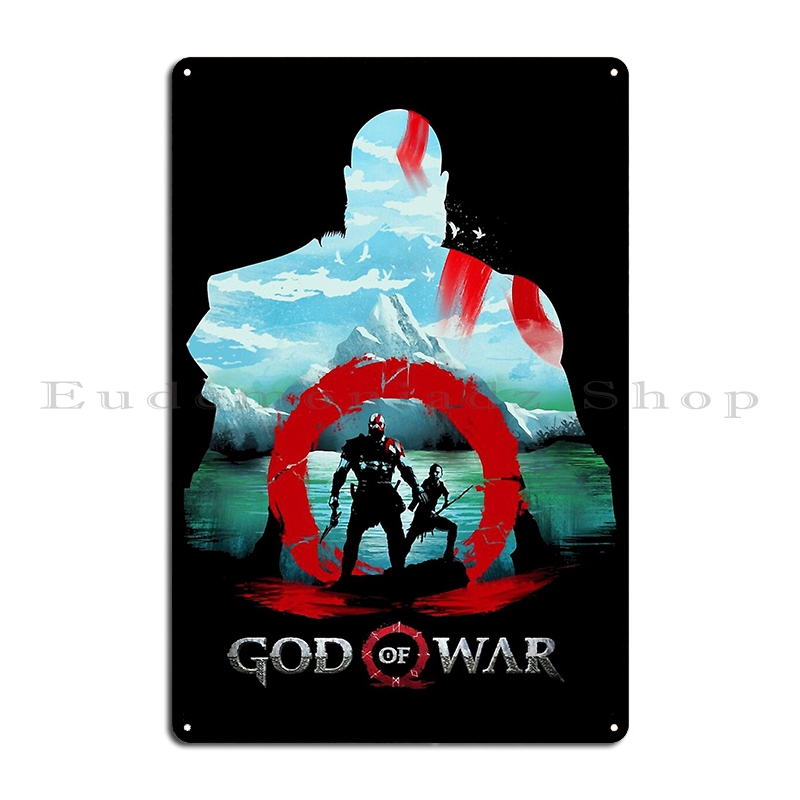 God Of War Kratos Metalen bord - Home Cinema Setup recensie en prijs