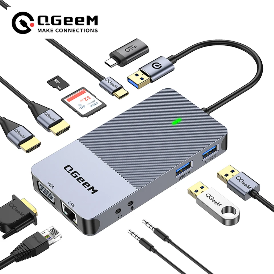 QGeeM USB 3.0 dockingstation,  - Home Cinema Usb recensie en prijs