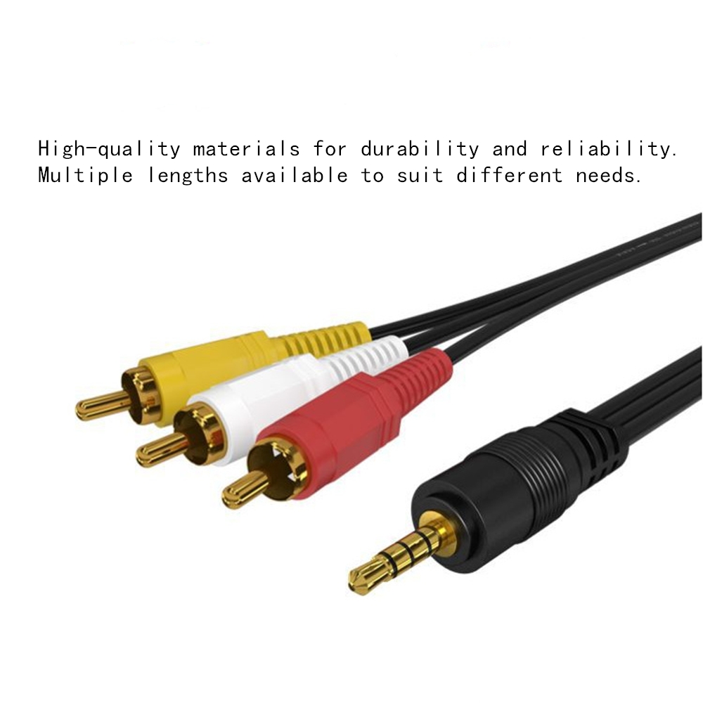 3,5 mm naar 3 RCA Audio Video  - Home Cinema Idea recensie en prijs