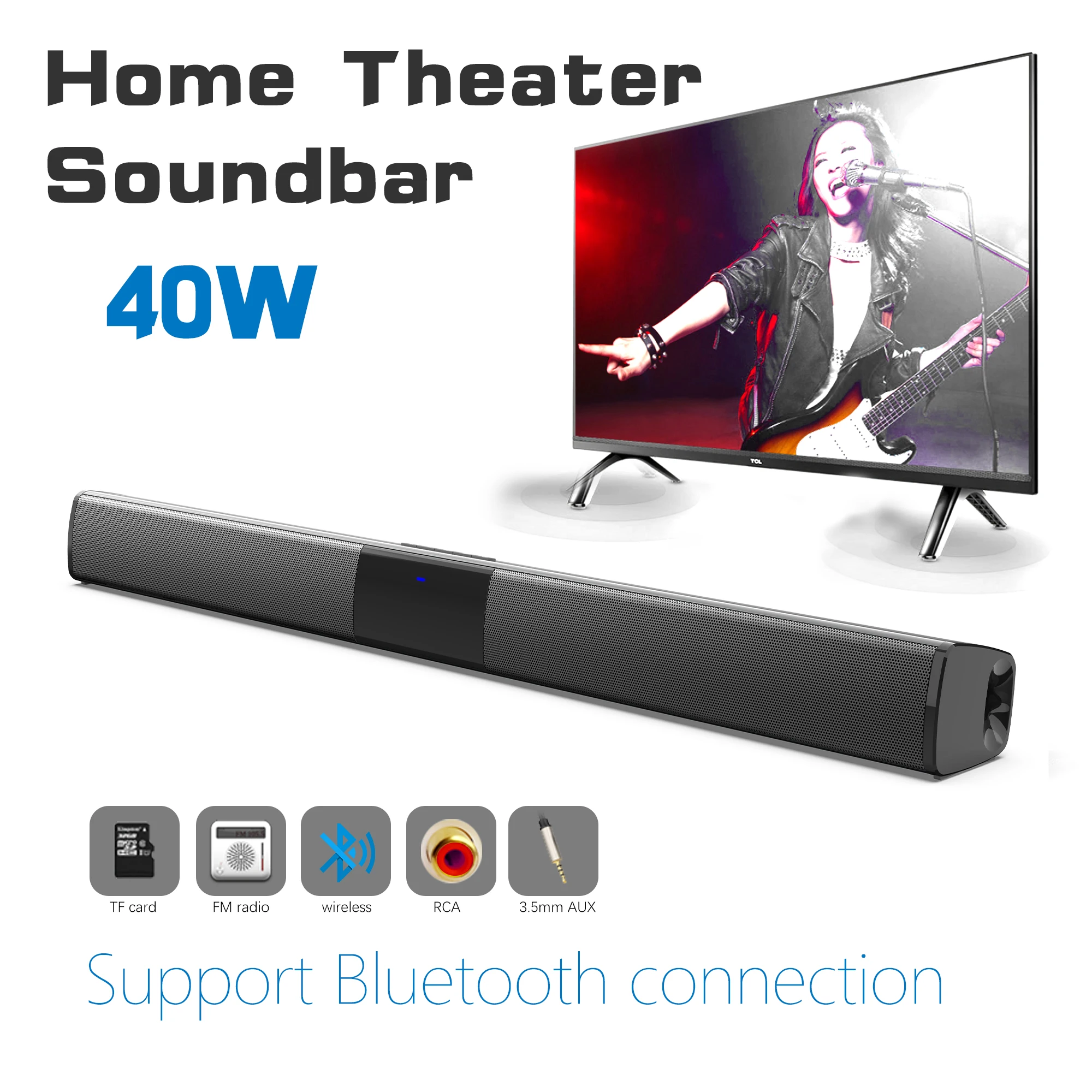 40W High Power Soundbar voor T - Home Cinema Complet recensie en prijs