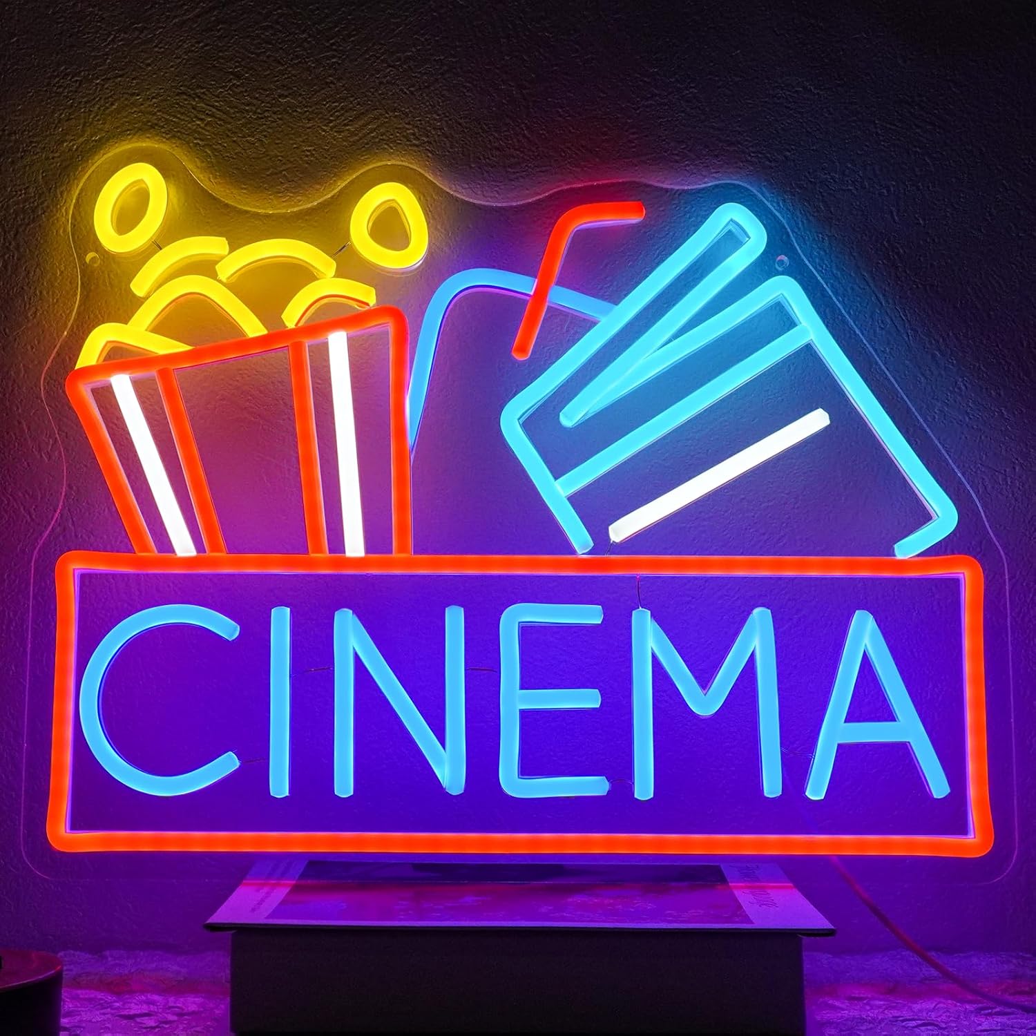Cinema Neon Sign USB Powered L - Home Cinema Setup recensie en prijs