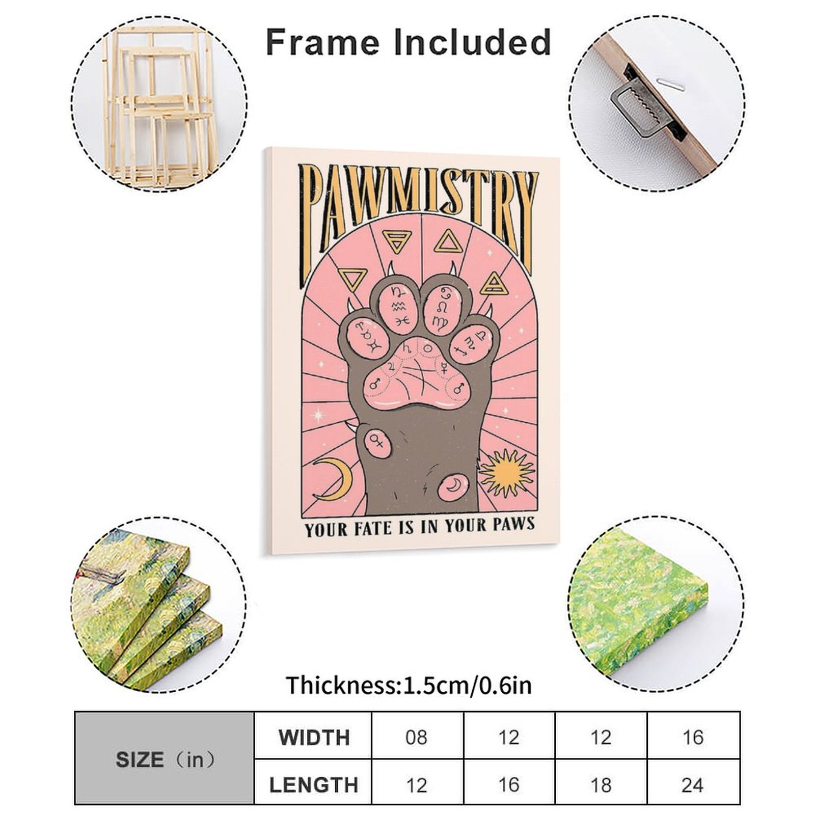 Pawmistry Canvas Schilderij Po - Home Cinema In recensie en prijs