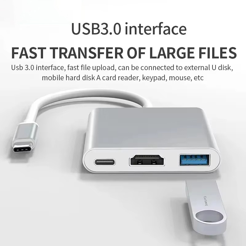 3-in-1 Type-C naar HDMI-compat - Home Cinema Usb recensie en prijs