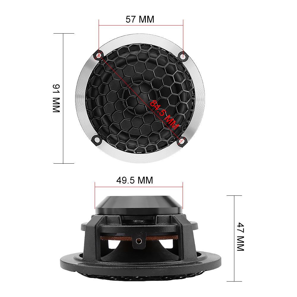 AIYIMA 2 stuks 3 inch 4 Ohm 15 - Home Cinema Complet recensie en prijs